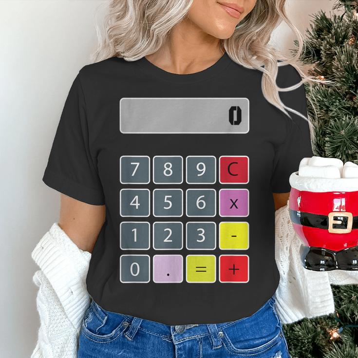 Calculator Math Teacher Halloween Costumes Women Men Adults Women's T-Shirt, gift for family, gift for coworker Calculator Math Teacher Halloween Costumes Women Men Adults Women's T-Shirt, gift for family, gift for coworker