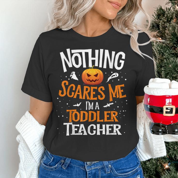 You Cannot Scare Me I'm An Toddler Teacher Halloween Men Women Kids Women's T-Shirt, gift for family, gift for coworker You Cannot Scare Me I'm An Toddler Teacher Halloween Men Women Kids Women's T-Shirt, gift for family, gift for coworker