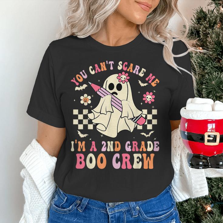 You Can't Scare Me Im A 2nd-Grade Boo Crew Teacher Halloween Women's T-Shirt, gift for family, gift for coworker You Can't Scare Me Im A 2nd-Grade Boo Crew Teacher Halloween Women's T-Shirt, gift for family, gift for coworker