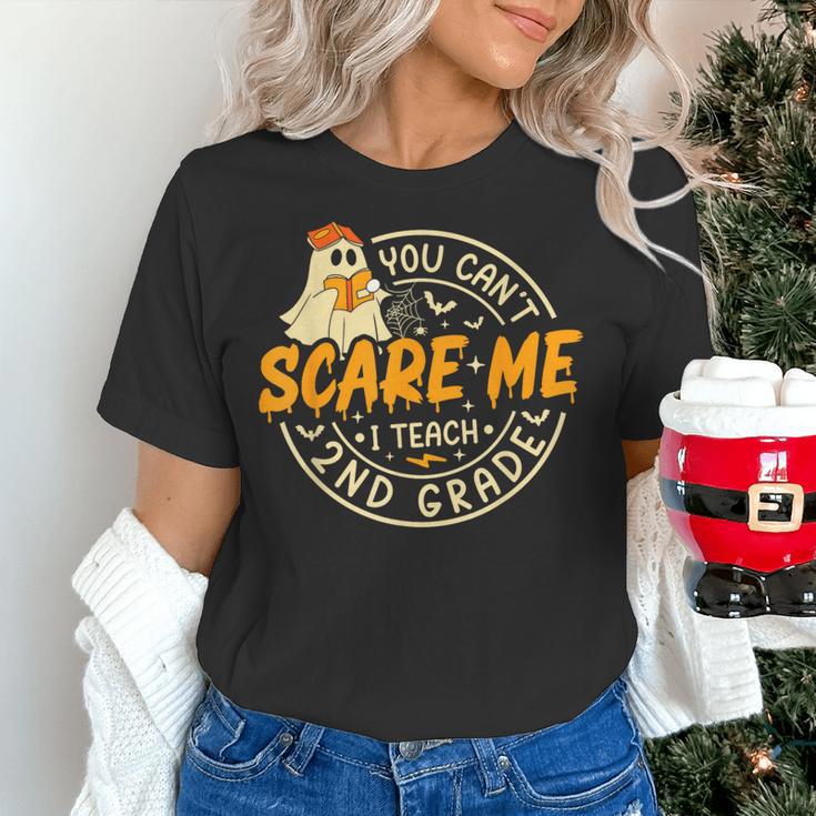 You Can't Scare Me I Teach 2nd Grade Teacher Halloween Ghost Women's T-Shirt, 2nd Grade Teacher Shirts, gift for family, gift for coworker You Can't Scare Me I Teach 2nd Grade Teacher Halloween Ghost Women's T-Shirt, 2nd Grade Teacher Shirts, gift for family, gift for coworker
