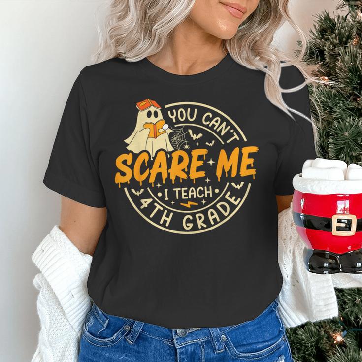 You Can't Scare Me I Teach 4th Grade Teacher Halloween Ghost Women's T-Shirt, 4th Grade Teacher Shirts, gift for family, gift for coworker You Can't Scare Me I Teach 4th Grade Teacher Halloween Ghost Women's T-Shirt, 4th Grade Teacher Shirts, gift for family, gift for coworker