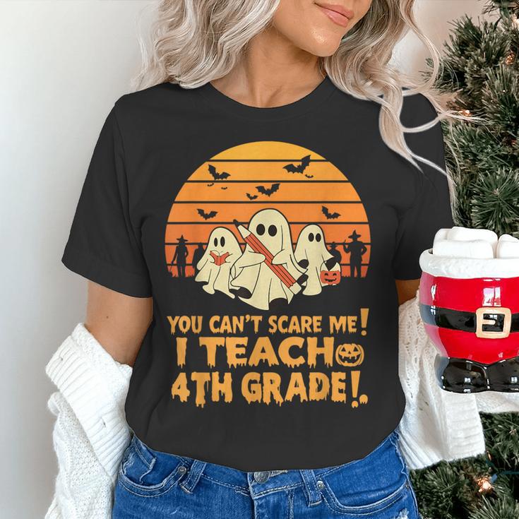 You Can't Scare Me I Teach 4th Grade Teacher Halloween Women's T-Shirt, 4th Grade Teacher Shirts, gift for family, gift for coworker You Can't Scare Me I Teach 4th Grade Teacher Halloween Women's T-Shirt, 4th Grade Teacher Shirts, gift for family, gift for coworker
