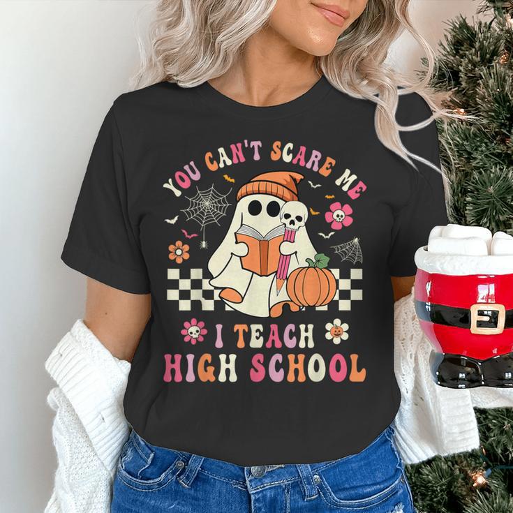 You Can't Scare Me I Teach High School Teacher Halloween Women's T-Shirt, gift for family, gift for coworker You Can't Scare Me I Teach High School Teacher Halloween Women's T-Shirt, gift for family, gift for coworker