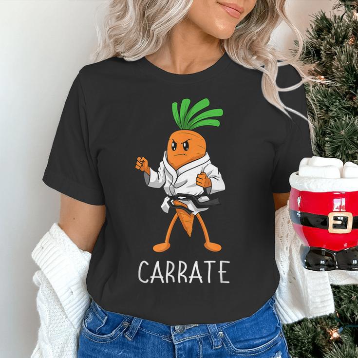 Carrate Karate Carrot Student Teacher Trainee Trainor Women's T-Shirt, gift for family, gift for coworker