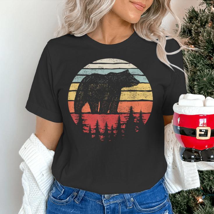 Catch Some Rays Vintage Retro Grizzly Bear Women's T-Shirt, gift for family, gift for coworker