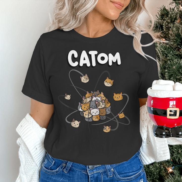 Catom Science Teacher Chemistry Lover Physics School Cat Women's T-Shirt, Science Teacher Shirts, gift for family, gift for coworker Catom Science Teacher Chemistry Lover Physics School Cat Women's T-Shirt, Science Teacher Shirts, gift for family, gift for coworker