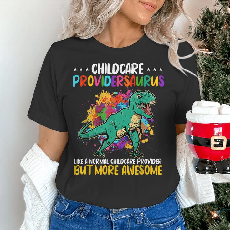 Childcare Providersaurus Daycare Teachers Women's T-Shirt, gift for family, gift for coworker Childcare Providersaurus Daycare Teachers Women's T-Shirt, gift for family, gift for coworker