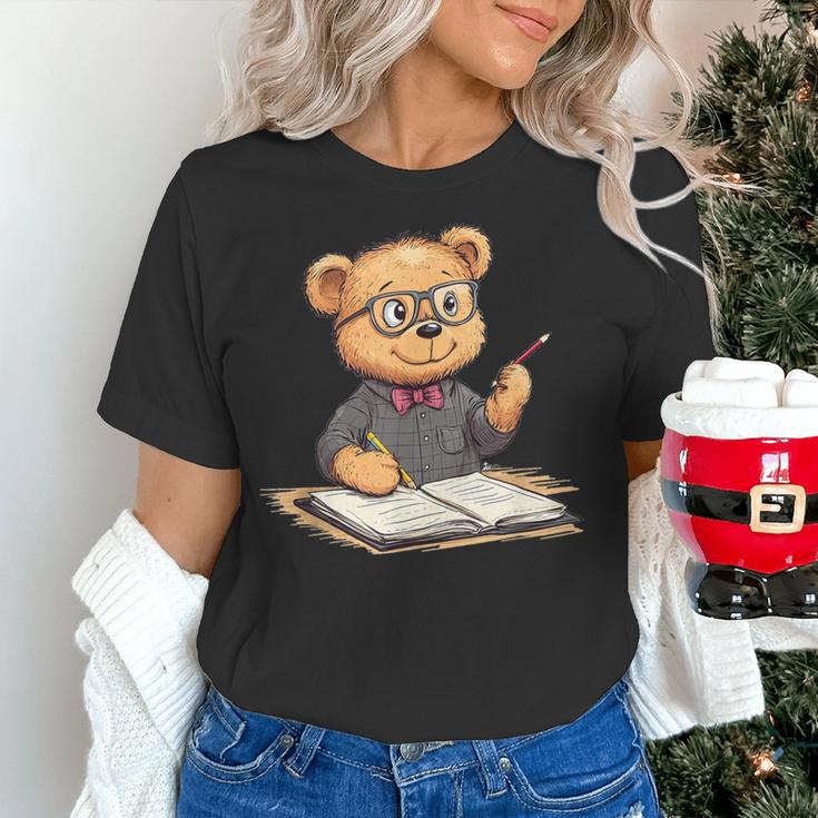 Classroom Fun With Teddy Bear Teacher Women's T-Shirt, gift for family, gift for coworker