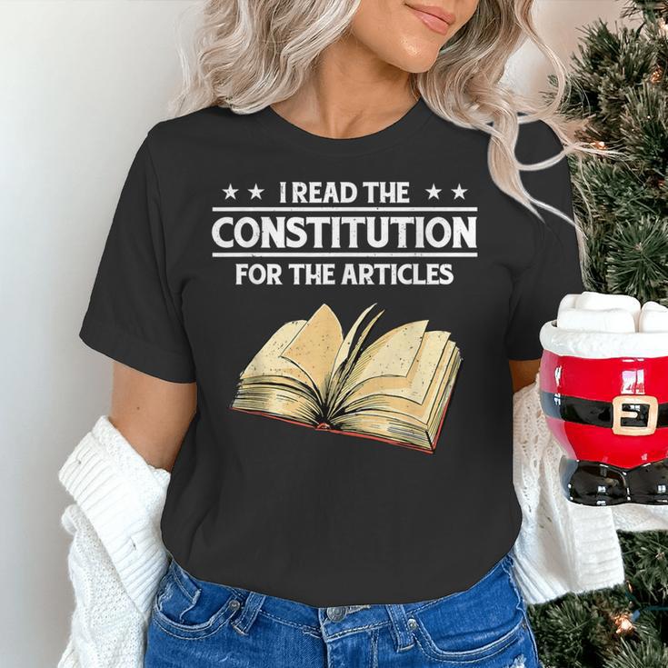 Cool History Teacher Read The Constitution For The Articles Women's T-Shirt, History Teacher Shirts, gift for family, gift for coworker Cool History Teacher Read The Constitution For The Articles Women's T-Shirt, History Teacher Shirts, gift for family, gift for coworker