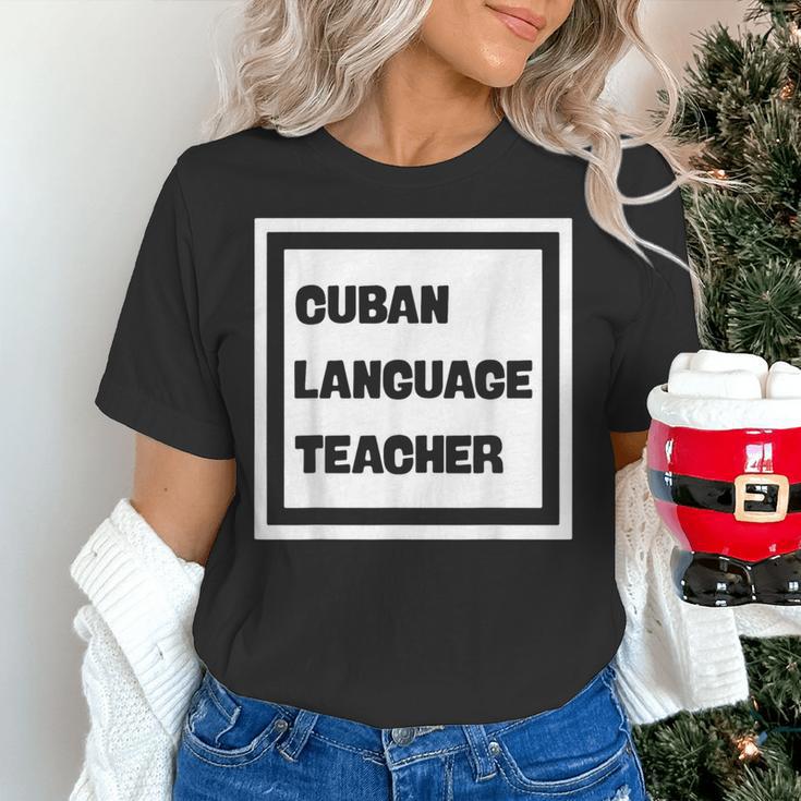 Cuban Language Teacher Women's T-Shirt, gift for family, gift for coworker
