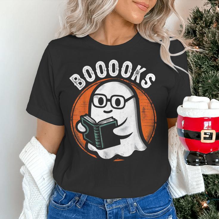 Cute Ghost Book Reading Books Lover Retro Halloween Teacher Women's T-Shirt, gift for family, gift for coworker Cute Ghost Book Reading Books Lover Retro Halloween Teacher Women's T-Shirt, gift for family, gift for coworker