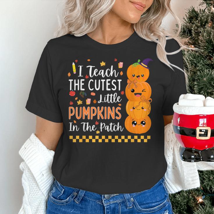 Cute Teacher Halloween For Women Men Teacher Pumpkin Women's T-Shirt, gift for family, gift for coworker Cute Teacher Halloween For Women Men Teacher Pumpkin Women's T-Shirt, gift for family, gift for coworker