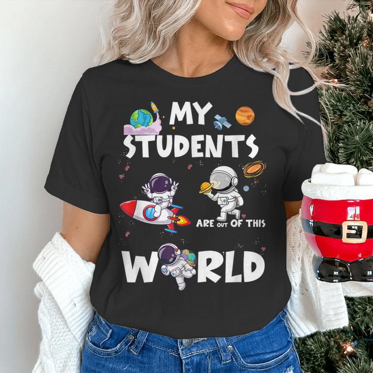 Cute Teacher My Students Are Out-Of This World Space Women's T-Shirt, gift for family, gift for coworker Cute Teacher My Students Are Out-Of This World Space Women's T-Shirt, gift for family, gift for coworker