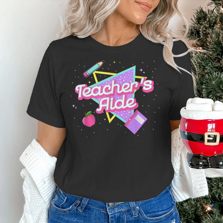 Cute Teacher's Aide Shirt 80's 90's Back To School For Men Women Women's T-Shirt, gift for family, gift for coworker Cute Teacher's Aide Shirt 80's 90's Back To School For Men Women Women's T-Shirt, gift for family, gift for coworker