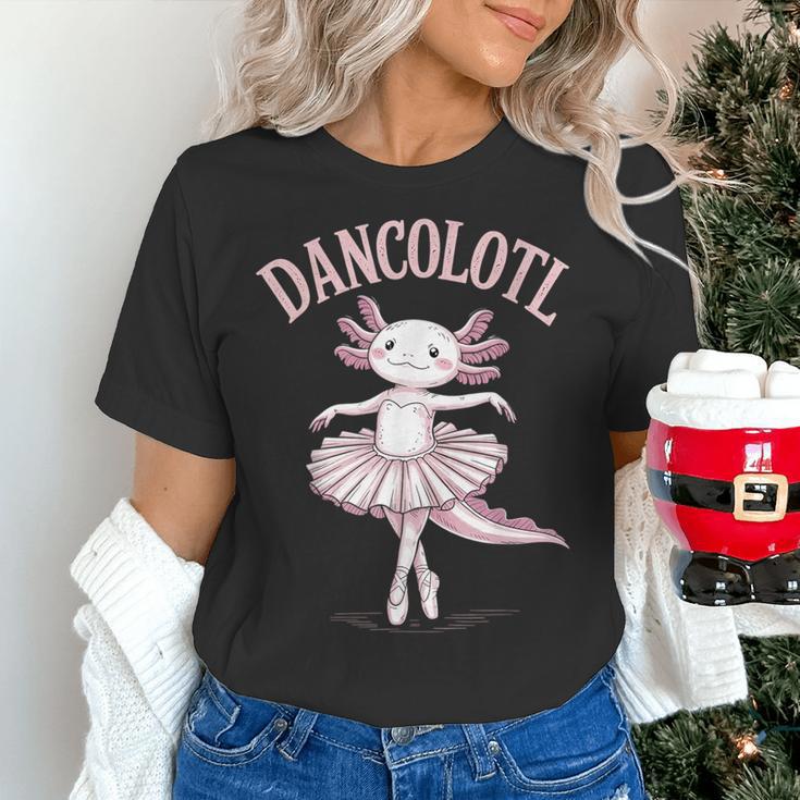 Dancolotl Ballerina Axolotl Ballet Dance Teacher Women's T-Shirt, gift for family, gift for coworker