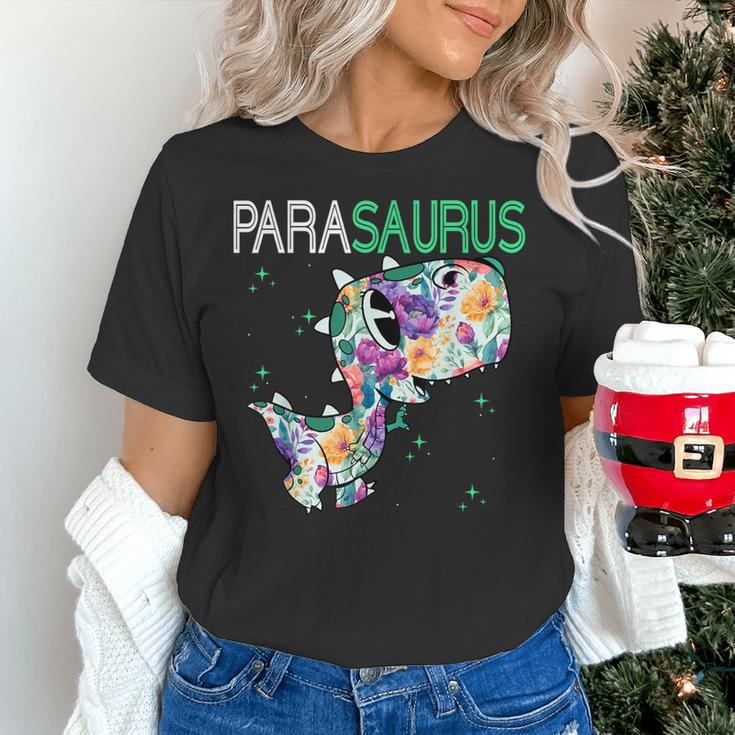 Dino Para Professional Teacher Collection T-Rex Dinosaur Paraeducator Assistant Teacher Women's T-Shirt, gift for family, gift for coworker Dino Para Professional Teacher Collection T-Rex Dinosaur Paraeducator Assistant Teacher Women's T-Shirt, gift for family, gift for coworker