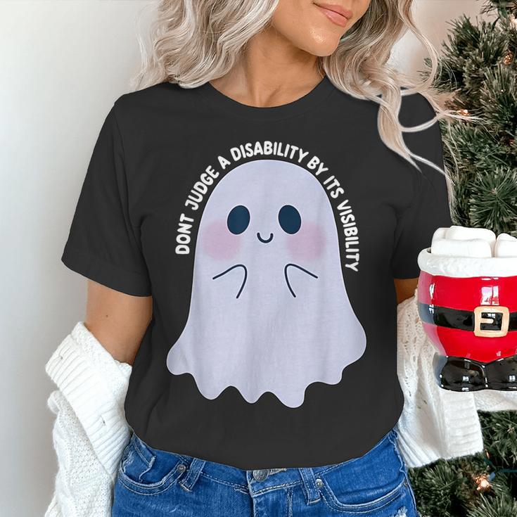 Dont Judge a Disability By Its Visibility Teacher Women's T-Shirt, gift for family, gift for coworker