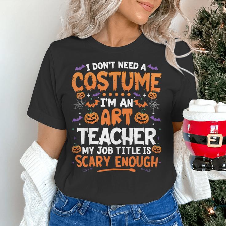 I Don't Need a Costume I'm An Art Teacher Retro Halloween Women's T-Shirt, gift for family, gift for coworker I Don't Need a Costume I'm An Art Teacher Retro Halloween Women's T-Shirt, gift for family, gift for coworker