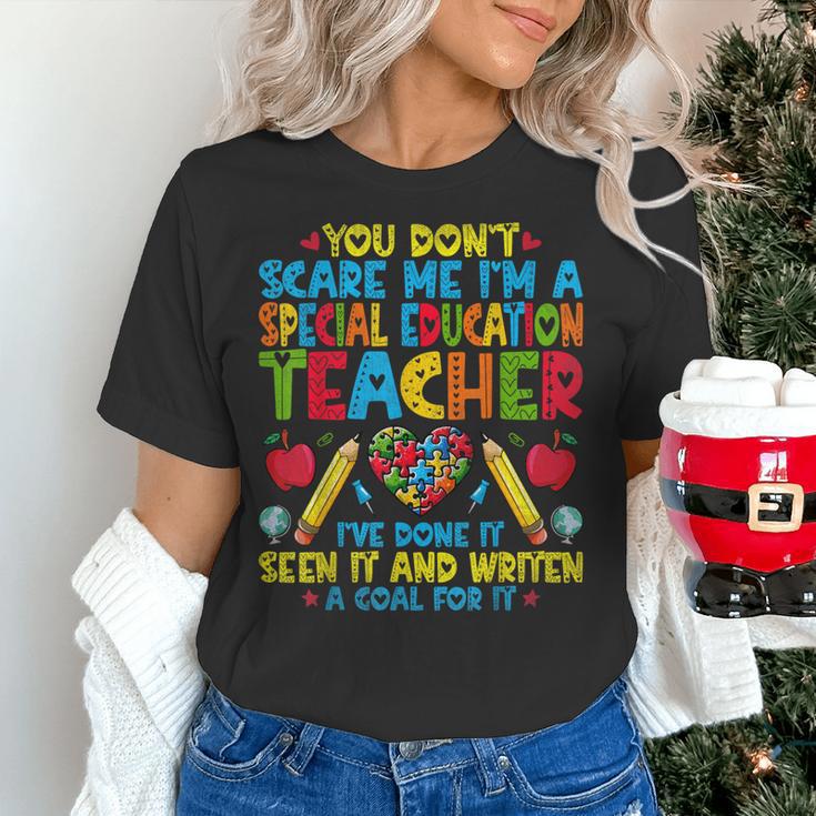 You Don't Scare Me I'm A Special Education Teacher SPED Women's T-Shirt, gift for family, gift for coworker You Don't Scare Me I'm A Special Education Teacher SPED Women's T-Shirt, gift for family, gift for coworker