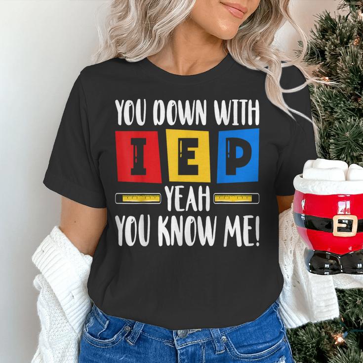 You Down With IEP Yeah You Know Me SPED Teacher Women's T-Shirt, gift for family, gift for coworker You Down With IEP Yeah You Know Me SPED Teacher Women's T-Shirt, gift for family, gift for coworker