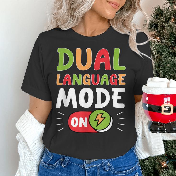 Dual Language Teacher Bilingual Teacher Women's T-Shirt, gift for family, gift for coworker