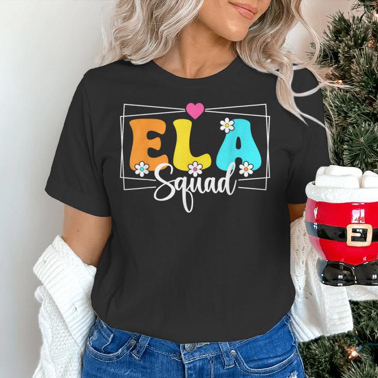 ELA Squad Teacher Back To School English Language Arts Women's T-Shirt, English Teacher Shirts, gift for family, gift for coworker ELA Squad Teacher Back To School English Language Arts Women's T-Shirt, English Teacher Shirts, gift for family, gift for coworker