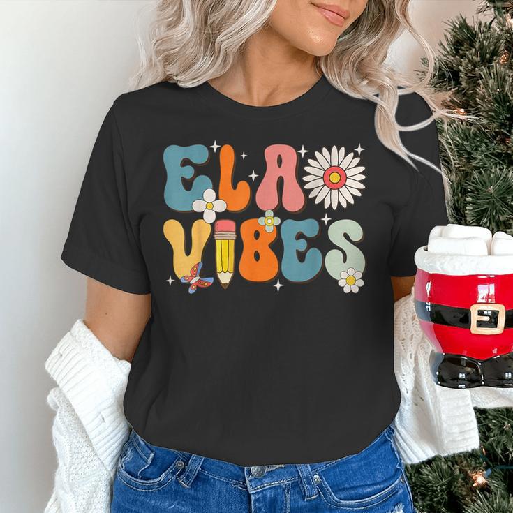 English Teacher Ela Vibes Teacher Kids First Day Of School Women's T-Shirt, English Teacher Shirts, gift for family, gift for coworker English Teacher Ela Vibes Teacher Kids First Day Of School Women's T-Shirt, English Teacher Shirts, gift for family, gift for coworker