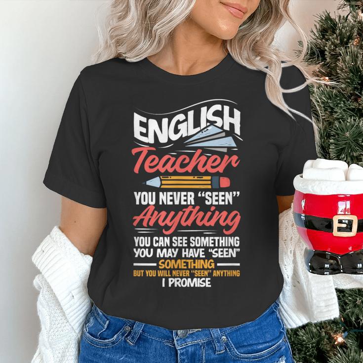 English Teacher Women's T-Shirt, English Teacher Shirts, gift for family, gift for coworker