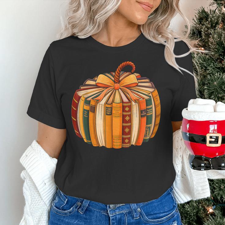 Fall Book Halloween Costume Autumn Pumpkin Teacher Kids Women's T-Shirt, gift for family, gift for coworker Fall Book Halloween Costume Autumn Pumpkin Teacher Kids Women's T-Shirt, gift for family, gift for coworker