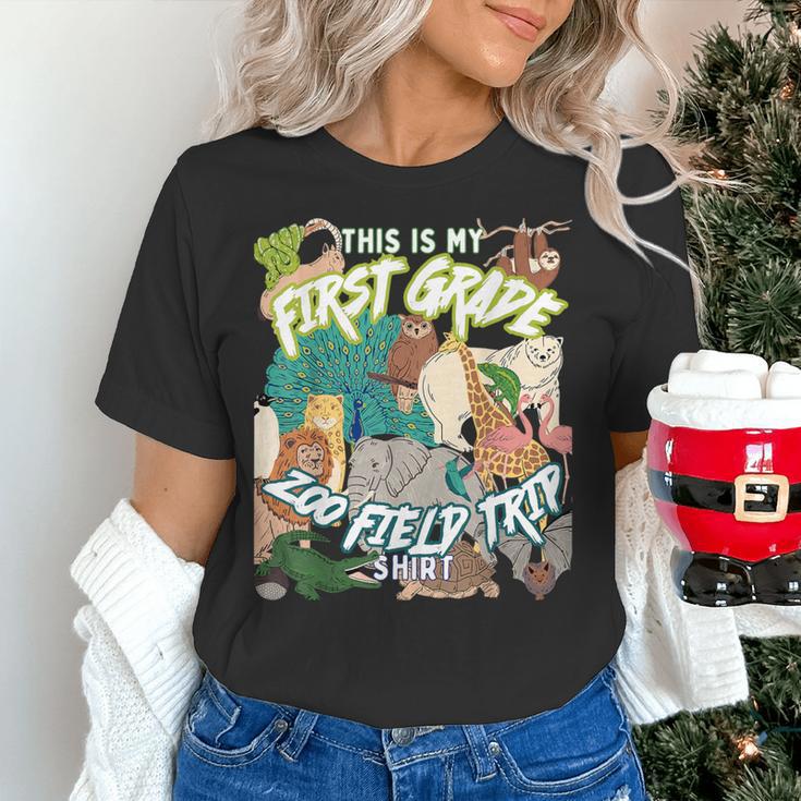 First Grade Zoo Field Trip Matching Student Teacher Class Women's T-Shirt, First Grade Teacher Shirts, gift for family, gift for coworker