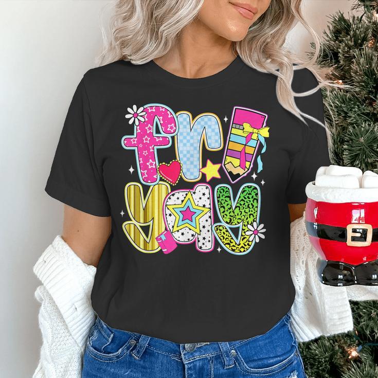 Fri-Yay Happy Friday Weekend Teacher Back To School Women's T-Shirt, gift for family, gift for coworker Fri-Yay Happy Friday Weekend Teacher Back To School Women's T-Shirt, gift for family, gift for coworker