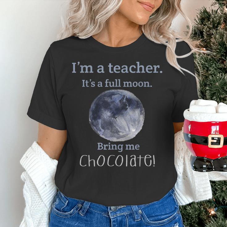 Full Moon Teacher Humor For Men Women Girls Kids Women's T-Shirt, gift for family, gift for coworker Full Moon Teacher Humor For Men Women Girls Kids Women's T-Shirt, gift for family, gift for coworker