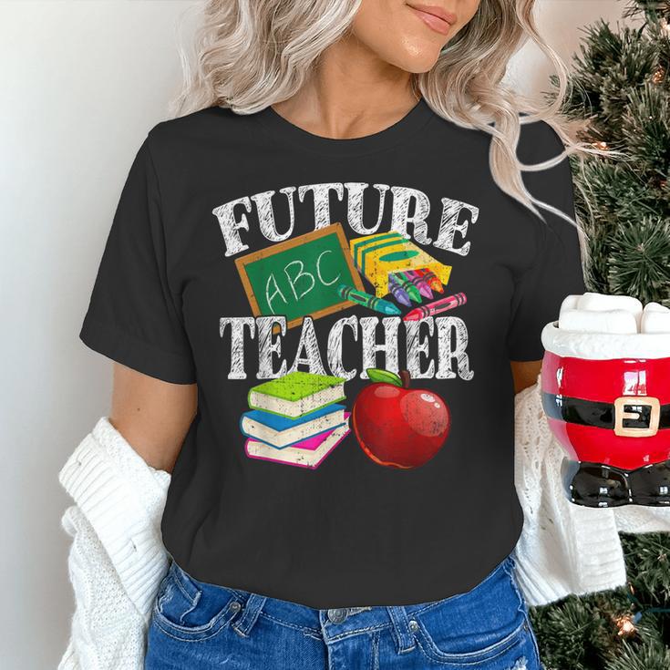 Future Teacher With Canyon And Book Teacher Men Women Girls Kids Women's T-Shirt, Future Teacher Shirts, gift for family, gift for coworker