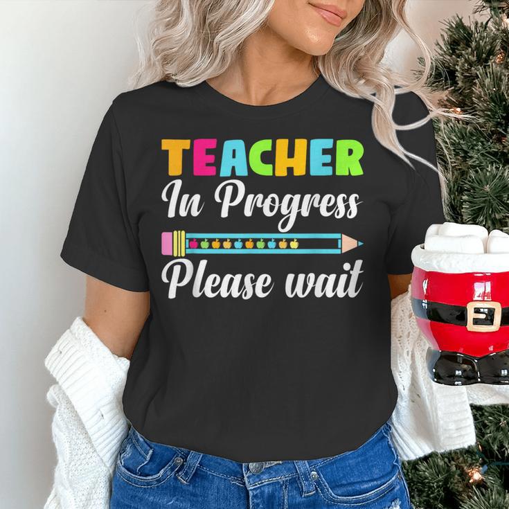 Future Teacher Cool Teacher In Progress Please Wait Women's T-Shirt, Future Teacher Shirts, gift for family, gift for coworker Future Teacher Cool Teacher In Progress Please Wait Women's T-Shirt, Future Teacher Shirts, gift for family, gift for coworker