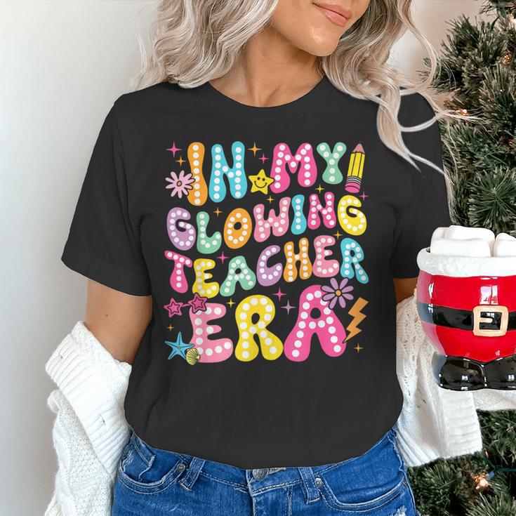 In My Glowing Teacher Era Teaching Back To School Women's T-Shirt, gift for family, gift for coworker In My Glowing Teacher Era Teaching Back To School Women's T-Shirt, gift for family, gift for coworker