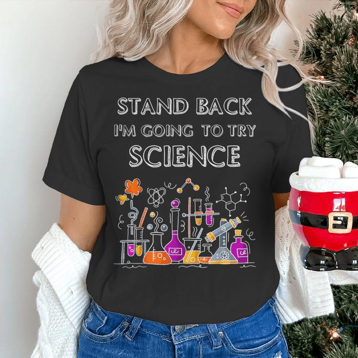Going To Try Science Geek Nerd Tee Teacher STEM Women's T-Shirt, Science Teacher Shirts, gift for family, gift for coworker