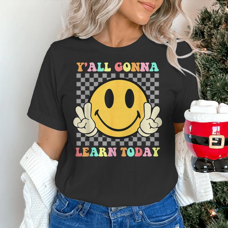 You All Gonna Learn Today Shirt Retro Groovy Teacher Life Women's T-Shirt, Groovy Teacher Shirts, gift for family, gift for coworker You All Gonna Learn Today Shirt Retro Groovy Teacher Life Women's T-Shirt, Groovy Teacher Shirts, gift for family, gift for coworker