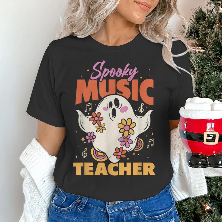 Groovy Faboolous Spooky Music Teacher Halloween Men Women Women's T-Shirt, Groovy Teacher Shirts, gift for family, gift for coworker Groovy Faboolous Spooky Music Teacher Halloween Men Women Women's T-Shirt, Groovy Teacher Shirts, gift for family, gift for coworker