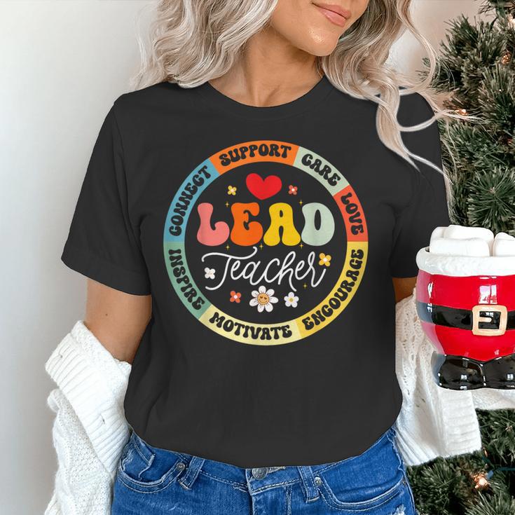 Groovy Lead Teacher Appreciation Back To School Women's T-Shirt, Groovy Teacher Shirts, gift for family, gift for coworker Groovy Lead Teacher Appreciation Back To School Women's T-Shirt, Groovy Teacher Shirts, gift for family, gift for coworker