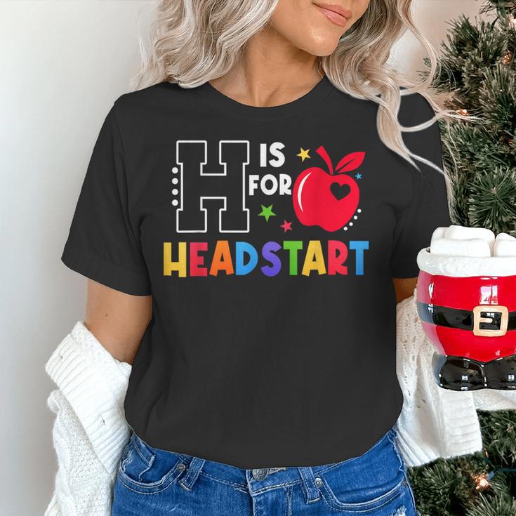 H Is For Head Start Teacher First Day Of School Tee Women's T-Shirt, gift for family, gift for coworker H Is For Head Start Teacher First Day Of School Tee Women's T-Shirt, gift for family, gift for coworker