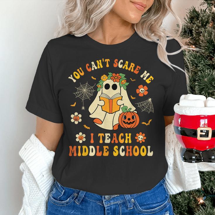 Halloween You Can't Scare Me I Teach Middle School Teacher Women's T-Shirt, gift for family, gift for coworker Halloween You Can't Scare Me I Teach Middle School Teacher Women's T-Shirt, gift for family, gift for coworker