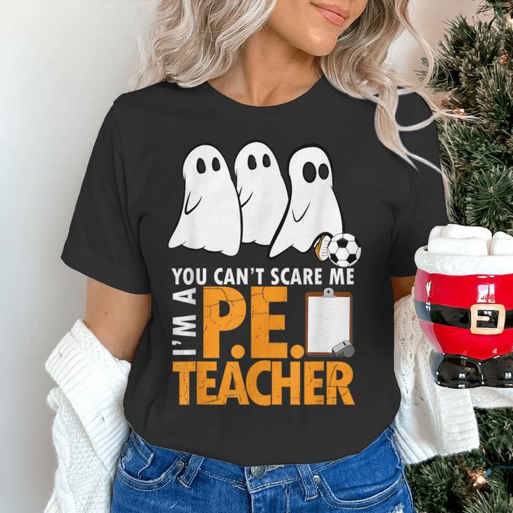 Halloween PE Teacher Shirt Can't Scare Me Women's T-Shirt, Pe Teacher Shirts, gift for family, gift for coworker Halloween PE Teacher Shirt Can't Scare Me Women's T-Shirt, Pe Teacher Shirts, gift for family, gift for coworker