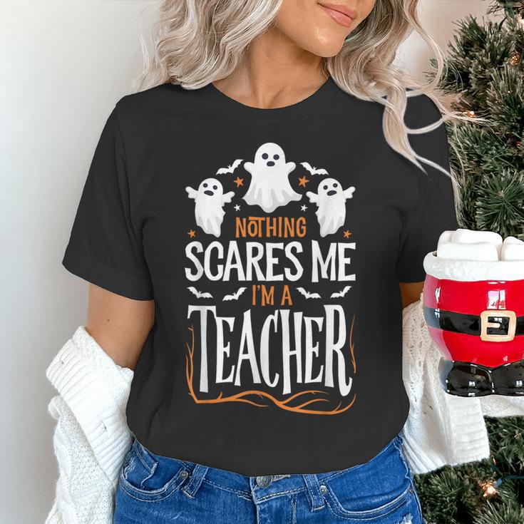 Halloween Teacher Nothing Scares Me Women Men Teachers Women's T-Shirt, gift for family, gift for coworker Halloween Teacher Nothing Scares Me Women Men Teachers Women's T-Shirt, gift for family, gift for coworker