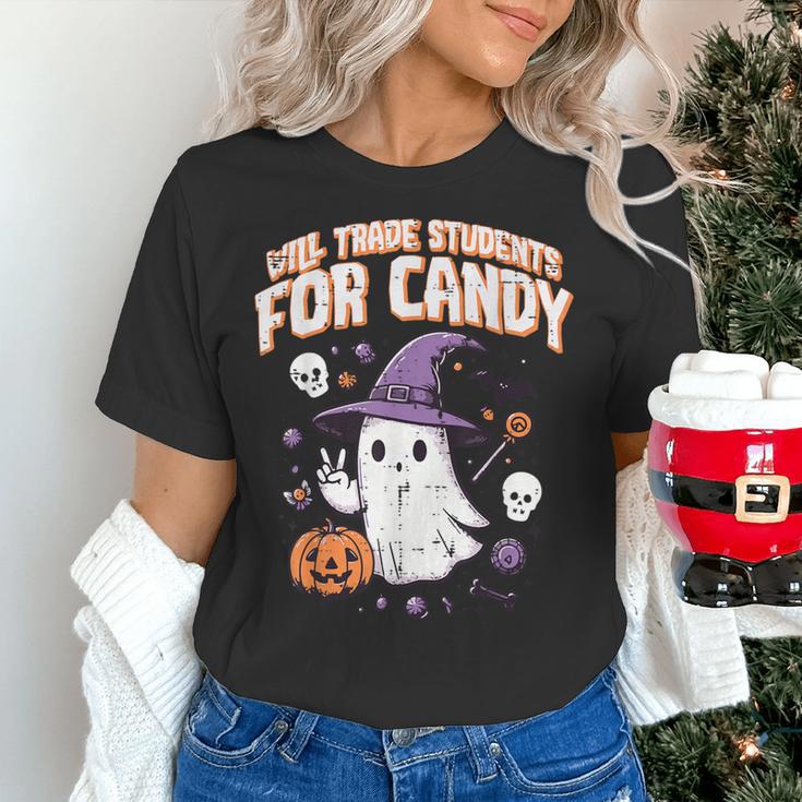 Halloween Teacher Trade Students For Candy Costume Women Women's T-Shirt, gift for family, gift for coworker Halloween Teacher Trade Students For Candy Costume Women Women's T-Shirt, gift for family, gift for coworker