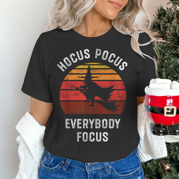 Hocus Pocus Everybody Focus Witch Halloween Teacher Women Women's T-Shirt, gift for family, gift for coworker Hocus Pocus Everybody Focus Witch Halloween Teacher Women Women's T-Shirt, gift for family, gift for coworker