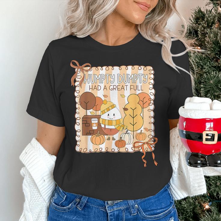 Humpty Dumpty Had A Great Fall Teacher Thanksgiving Autumn Women's T-Shirt, gift for family, gift for coworker Humpty Dumpty Had A Great Fall Teacher Thanksgiving Autumn Women's T-Shirt, gift for family, gift for coworker