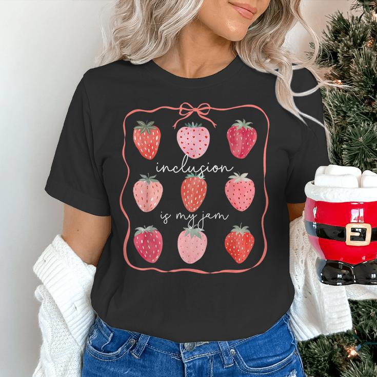 Inclusion Is My Jam Special Education Teacher Autism SPED Women's T-Shirt, gift for family, gift for coworker Inclusion Is My Jam Special Education Teacher Autism SPED Women's T-Shirt, gift for family, gift for coworker