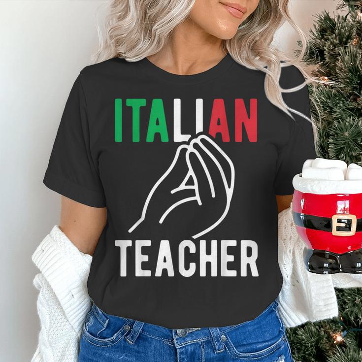 Italian Teacher Italy Italia Back To School First Day Women's T-Shirt, gift for family, gift for coworker Italian Teacher Italy Italia Back To School First Day Women's T-Shirt, gift for family, gift for coworker