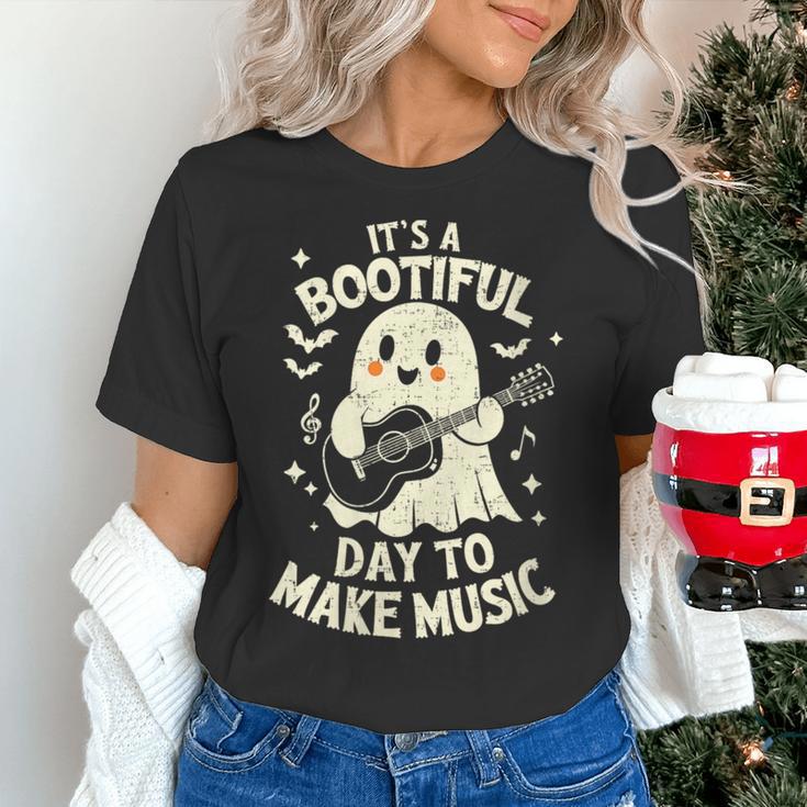 It's A Bootiful Day To Make Music Halloween Music Teacher Women's T-Shirt, gift for family, gift for coworker