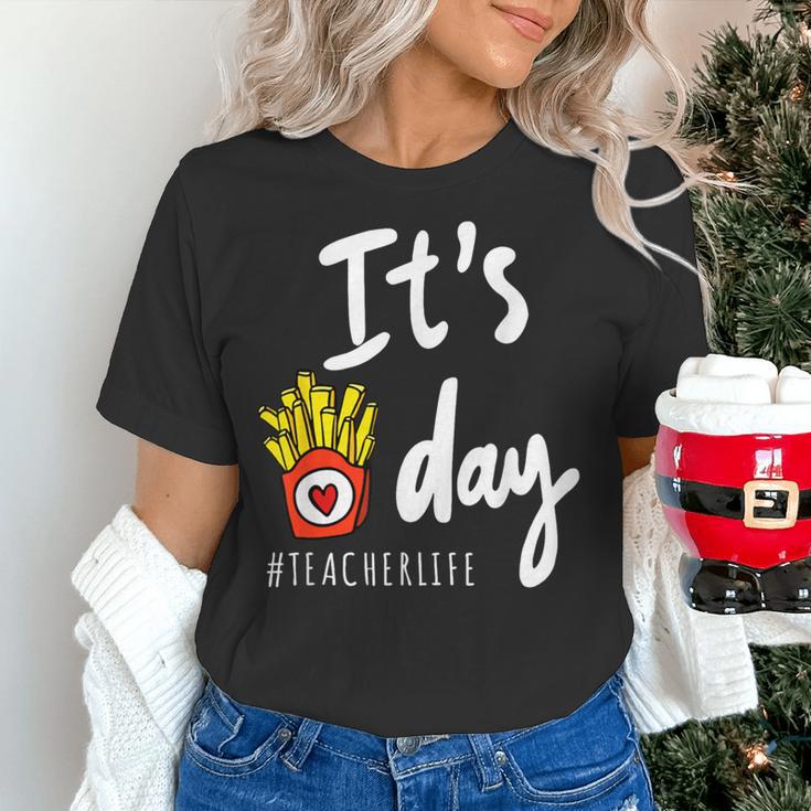 It's Fry Day Teacher Life Women's T-Shirt, gift for family, gift for coworker It's Fry Day Teacher Life Women's T-Shirt, gift for family, gift for coworker